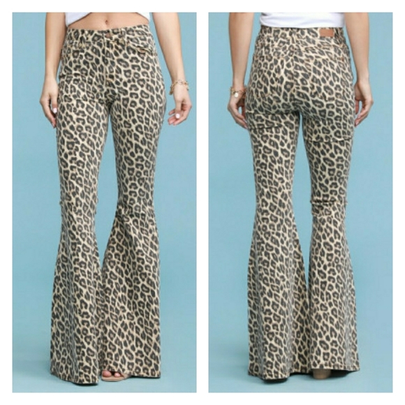 ♥️18W Plus Sz♥️Judy Blue Leopard High Waist Flare - Picture 6 of 9